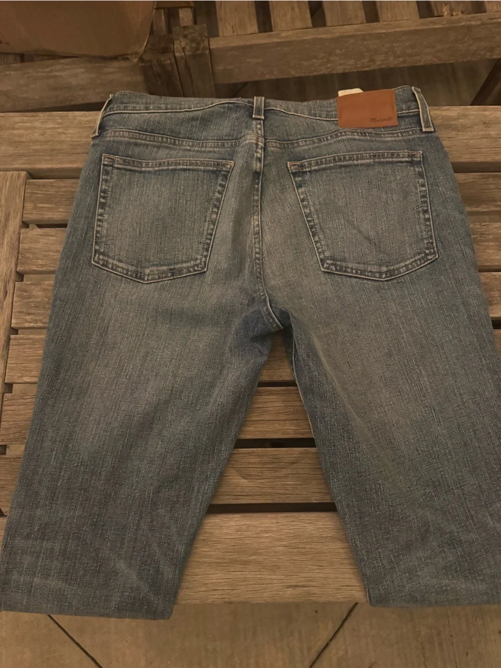 Madewell Men’s Skinny Jeans in Medium Blue Wash